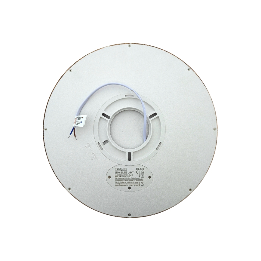 LED Stropní svítidlo LED/24W/230V 3000/4000/6500K pr. 30 cm hnědá